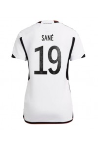 Fotbalové Dres Německo Leroy Sane #19 Dámské Domácí Oblečení MS 2022 Krátký Rukáv